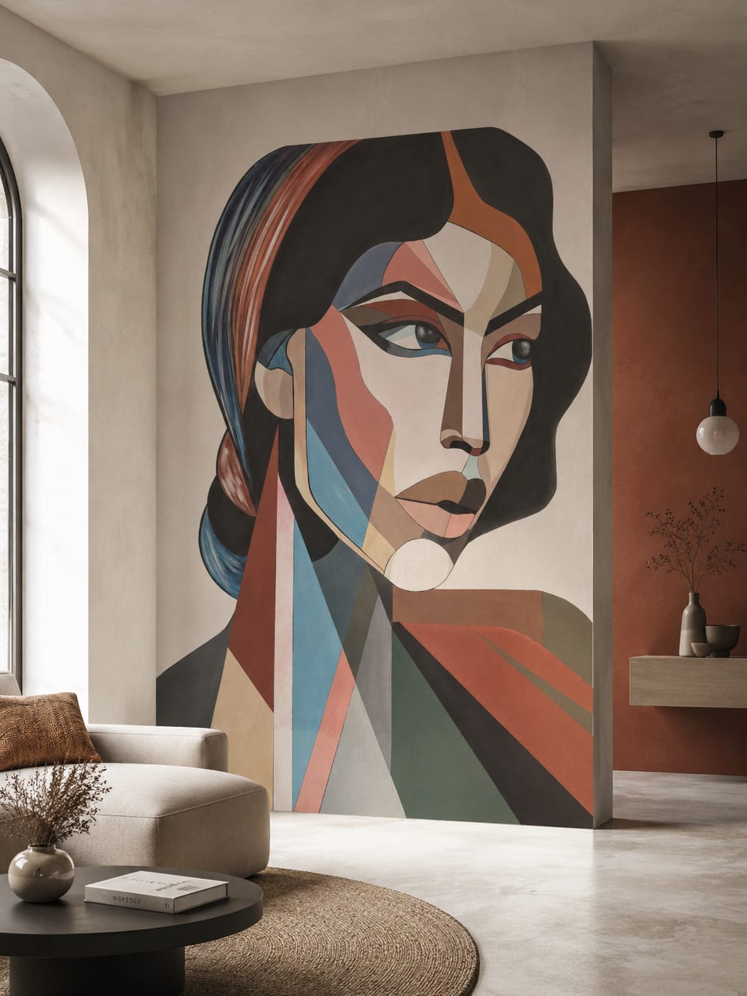 oeuvre-artistique-féminine-comtemporaine-murale